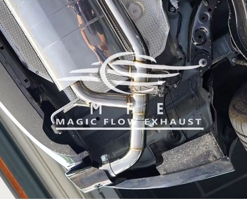 ★MFE★ マツダ6 アテンザ 可変バルブ マフラー エキゾースト 中間 パイプ ミッド ディフューザー リアピース ダウンパイプ GJ 20S