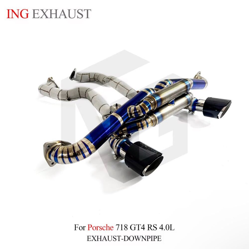 22699db19a2f374_1200_1181-1.jpg ★ING★ チタン 718 ケイマン GT4 GTS RS 可変バルブ マフラー エキゾースト 4.0 ポルシェ PORSCHE cayman ブルー