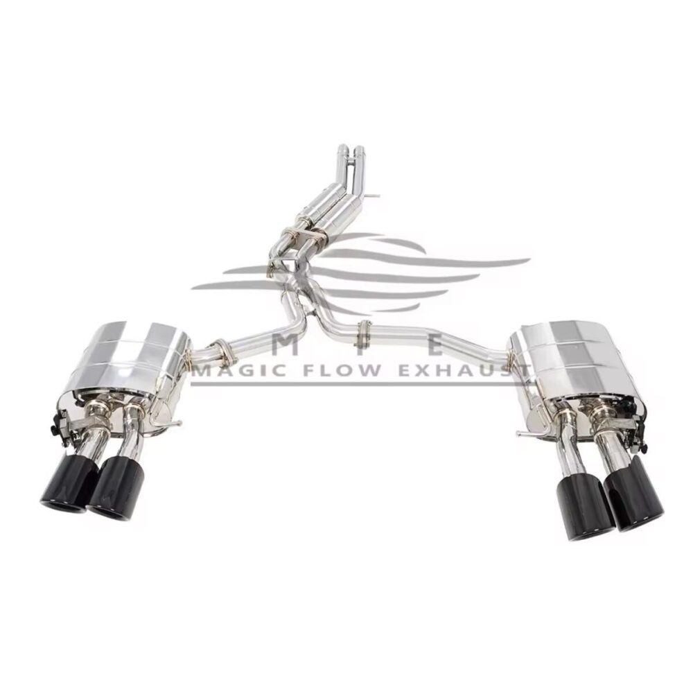 22699f0a4c78022_1200_1174.jpg ★MFE★ A6 A7 C8 S6 S7 ルック 可変バルブ マフラー エキゾースト 中間 パイプ ディフューザー リアピース ダウンパイプ 可変マフラー