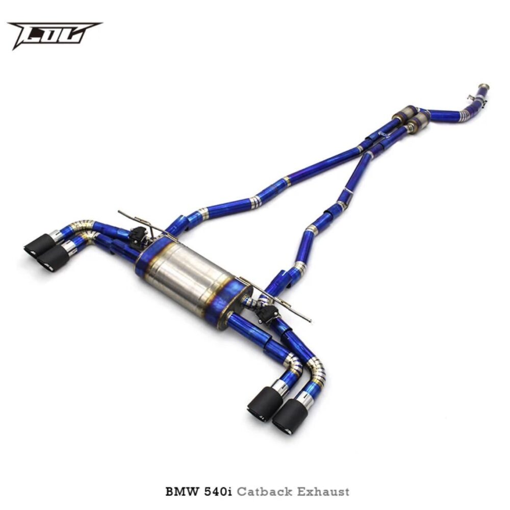 ★C.O.C★ BMW G30 G38 5シリーズ 可変 バルブ スーパースポーツ マフラー 中間 パイプ 530i 540i 523i チタン