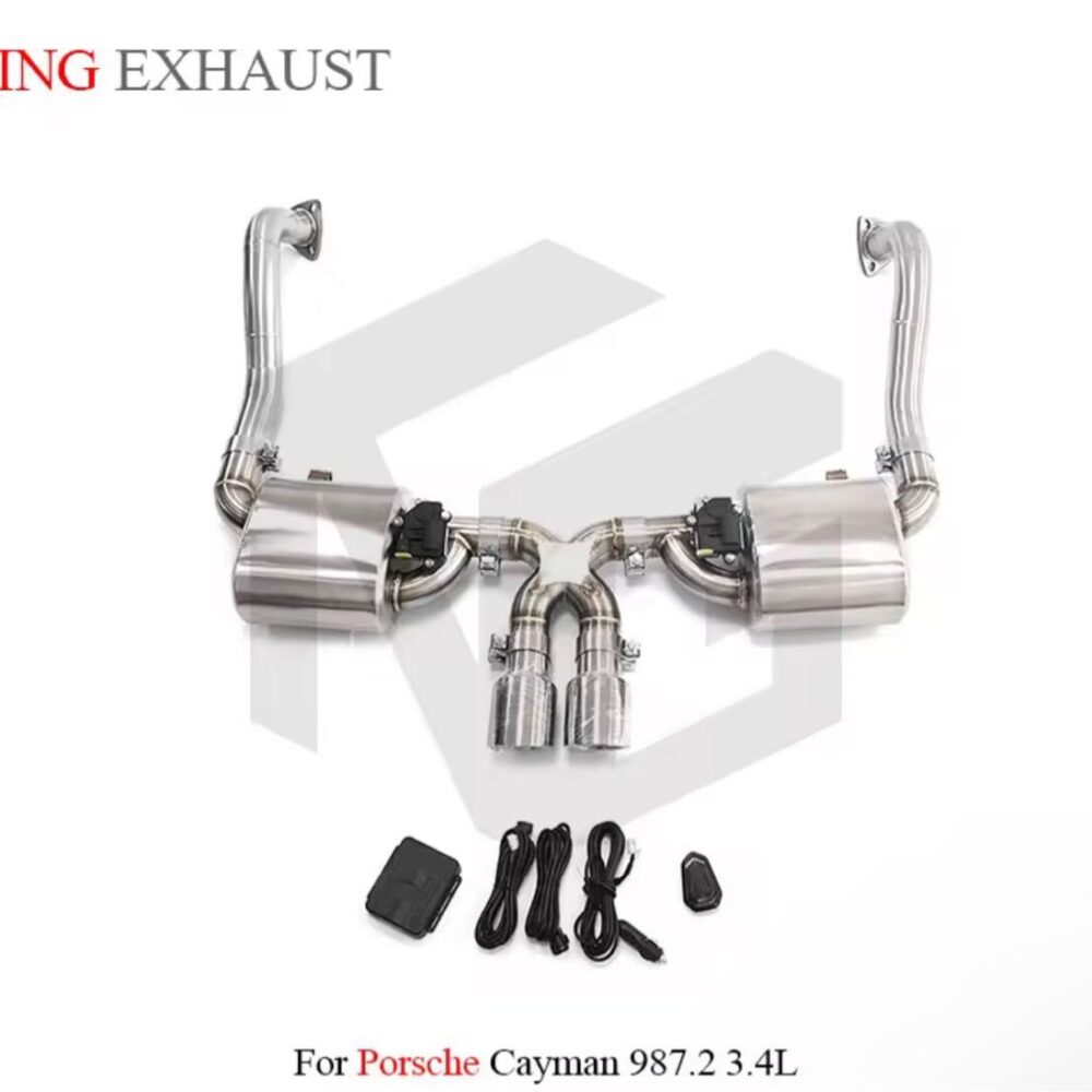 ★ING★ 987 ケイマン 可変バルブ マフラー エキゾースト ポルシェ PORSCHE 後期 987.2 3.4 S
