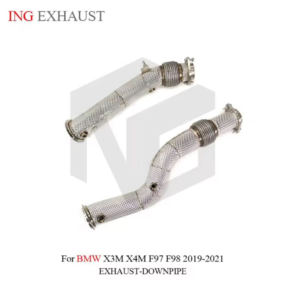 25699db1a599215_1200_1170-1.jpg ★ING★ BMW X3M X4M ダウンパイプ マフラー エキゾースト BMW ミッドパイプ F97 F98