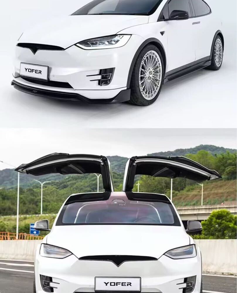 25699ebba5cf765_809_1200.jpg ★YOFER★ テスラ モデルX model X ボディキット ディフューザー バンパー マフラー リップ スポイラー グリル tesla