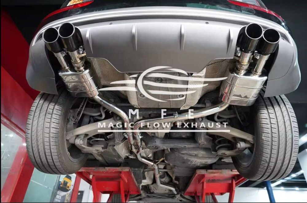 ★MFE★ Q5 FY 2.0 45 可変バルブ マフラー エキゾースト 中間 パイプ ディフューザー リアピース ダウンパイプ 可変マフラー SQ5