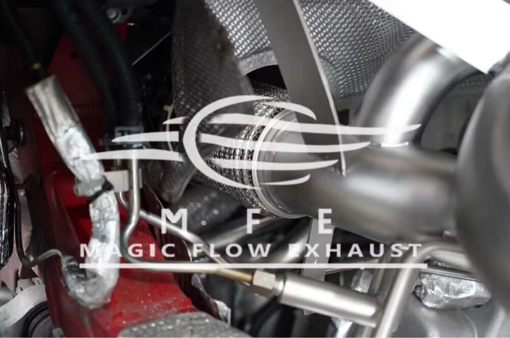 ★MFE★ ウラカン EVO 可変バルブ マフラー エキゾースト 中間 パイプ ディフューザー リアピース 可変マフラー ランボルギーニ エボ