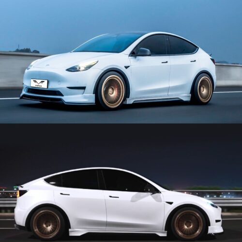 ★YOFER★ テスラ モデルY ボディキット ディフューザー バンパー マフラー リップ スポイラー グリル tesla modely