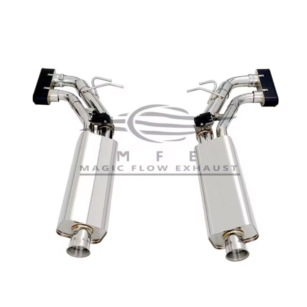 2699f0a33456f1_1200_1188.jpg ★MFE★ W463A W464 G550 可変バルブ マフラー エキゾースト 中間 パイプ ディフューザー リアピース ダウンパイプ 可変マフラー ②