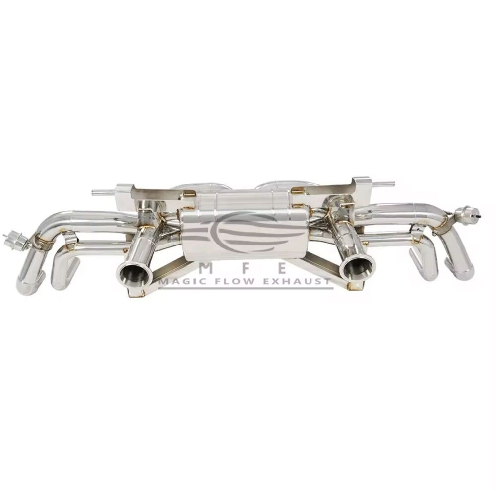 ★MFE★ ウラカン LP580 LP610 可変バルブ マフラー エキゾースト 中間 パイプ ディフューザー リアピース 可変マフラー ランボルギーニ