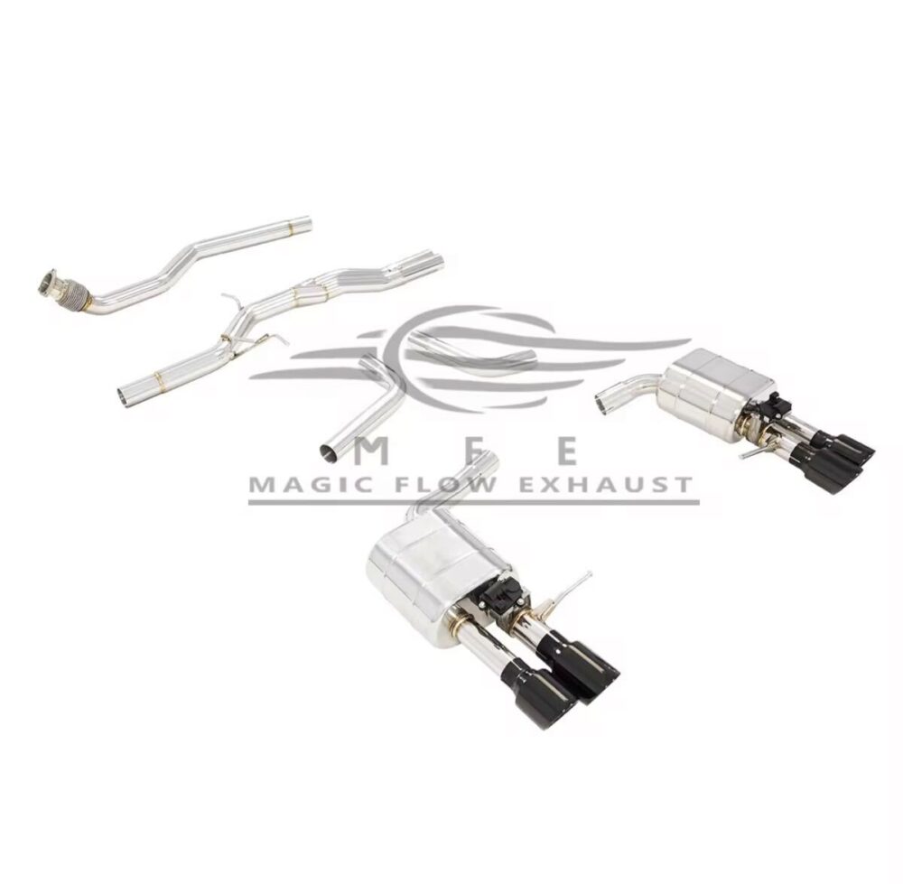 ★MFE★ Q5 FY 2.0 45 可変バルブ マフラー エキゾースト 中間 パイプ ディフューザー リアピース ダウンパイプ 可変マフラー SQ5