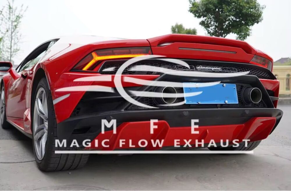★MFE★ ウラカン EVO 可変バルブ マフラー エキゾースト 中間 パイプ ディフューザー リアピース 可変マフラー ランボルギーニ エボ