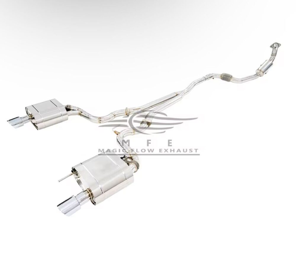 ★MFE★ マスタング エコブースト GT500ルック 可変バルブ マフラー 中間 パイプ ディフューザー リアピース 可変マフラー 2.3 ②