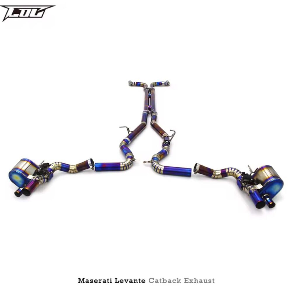 ★C.O.C★ チタン レバンテ 可変バルブ エキゾースト マフラー パイプ 中間 マセラティ 3.0 モデナ ルッソ S レヴァンテ