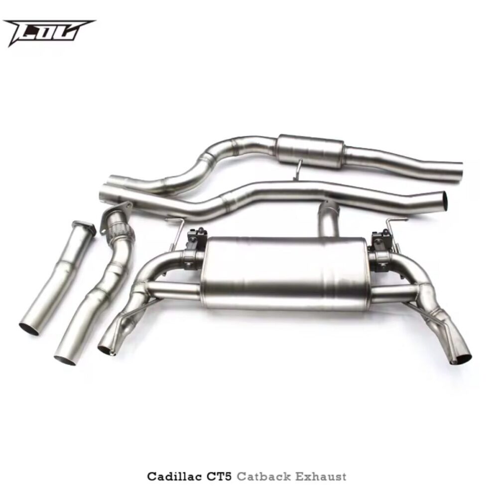 ★C.O.C★ CT5 キャデラック 可変バルブ ハイパフォーマンスエキゾースト マフラー パイプ 中間 XT5 2.0 スポーツ プラチナム