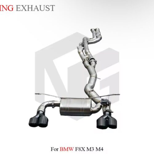 27699db185397c5_1200_1087-1.jpg ★ING★ F80 F82 M3 M4 可変バルブ マフラー エキゾースト ダウンパイプ ステンレス BMW 中間 BMW 等長