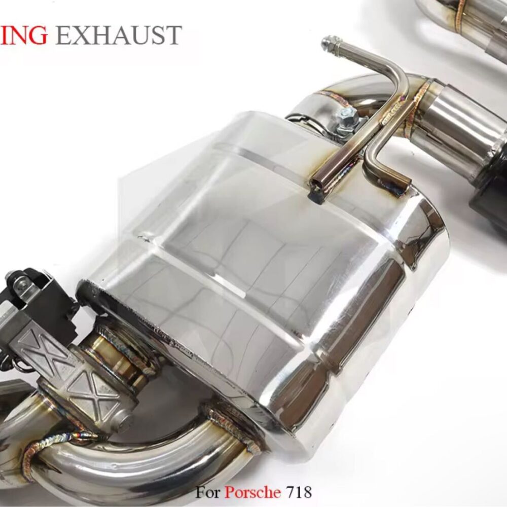 ★ING★ 718 ケイマン 可変バルブ マフラー エキゾースト ポルシェ PORSCHE cayman ボクスター