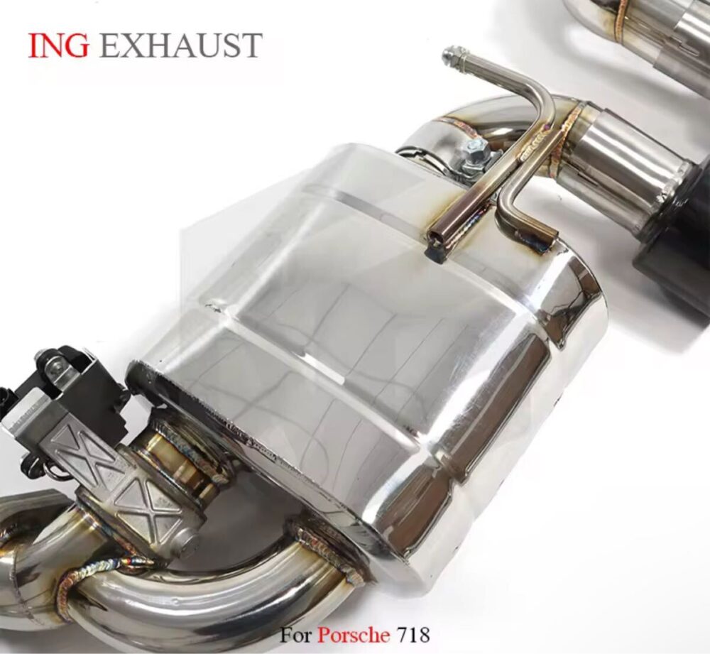 ★ING★ 718 ケイマン 可変バルブ マフラー エキゾースト ポルシェ PORSCHE cayman ボクスター