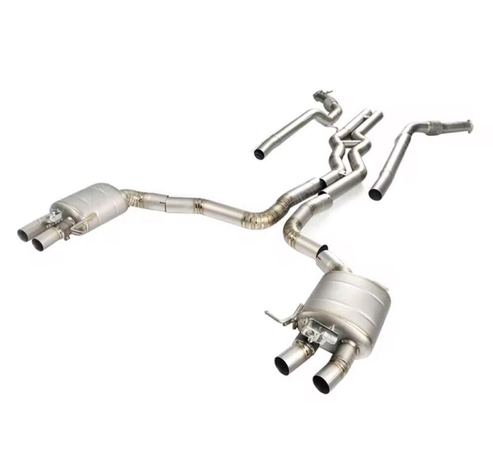 ★JTLD★ RS6 RS7 C8 可変バルブ マフラー パイプ 中間 バルブ アウディ Sライン A6 A7