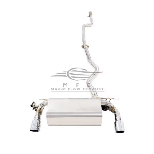 ★MFE★ F30 F32 F33 F34 F36 320i 328i 可変バルブ マフラー 中間 パイプ ミッド ディフューザー リアピース ダウンパイプ 2本出し