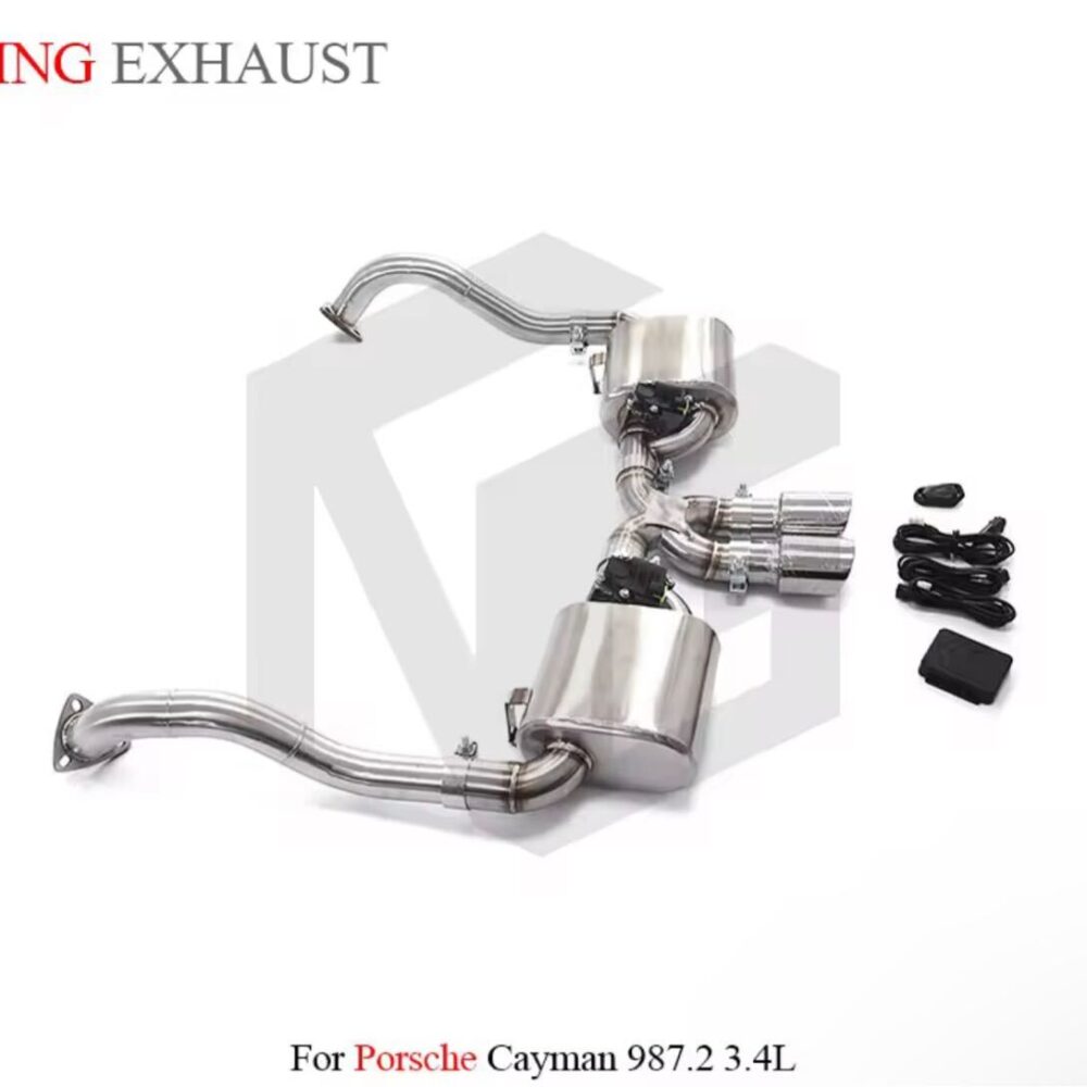 ★ING★ 987 ケイマン 可変バルブ マフラー エキゾースト ポルシェ PORSCHE 後期 987.2 3.4 S