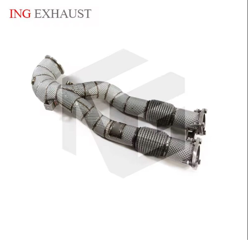 ★ING★ RS3 TTRS ダウンパイプ 8V ミッドパイプ マフラー エキゾースト アウディ audi