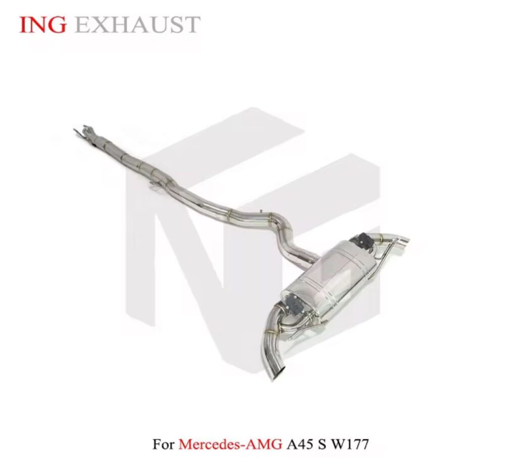 ★ING★ W177 A45 A45s 可変バルブ マフラー センターパイプ ミッドパイプ 中間 ダウンパイプ Aクラス AMG