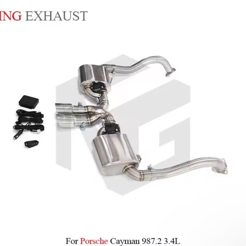 ★ING★ 987 ケイマン 可変バルブ マフラー エキゾースト ポルシェ PORSCHE 後期 987.2 3.4 S
