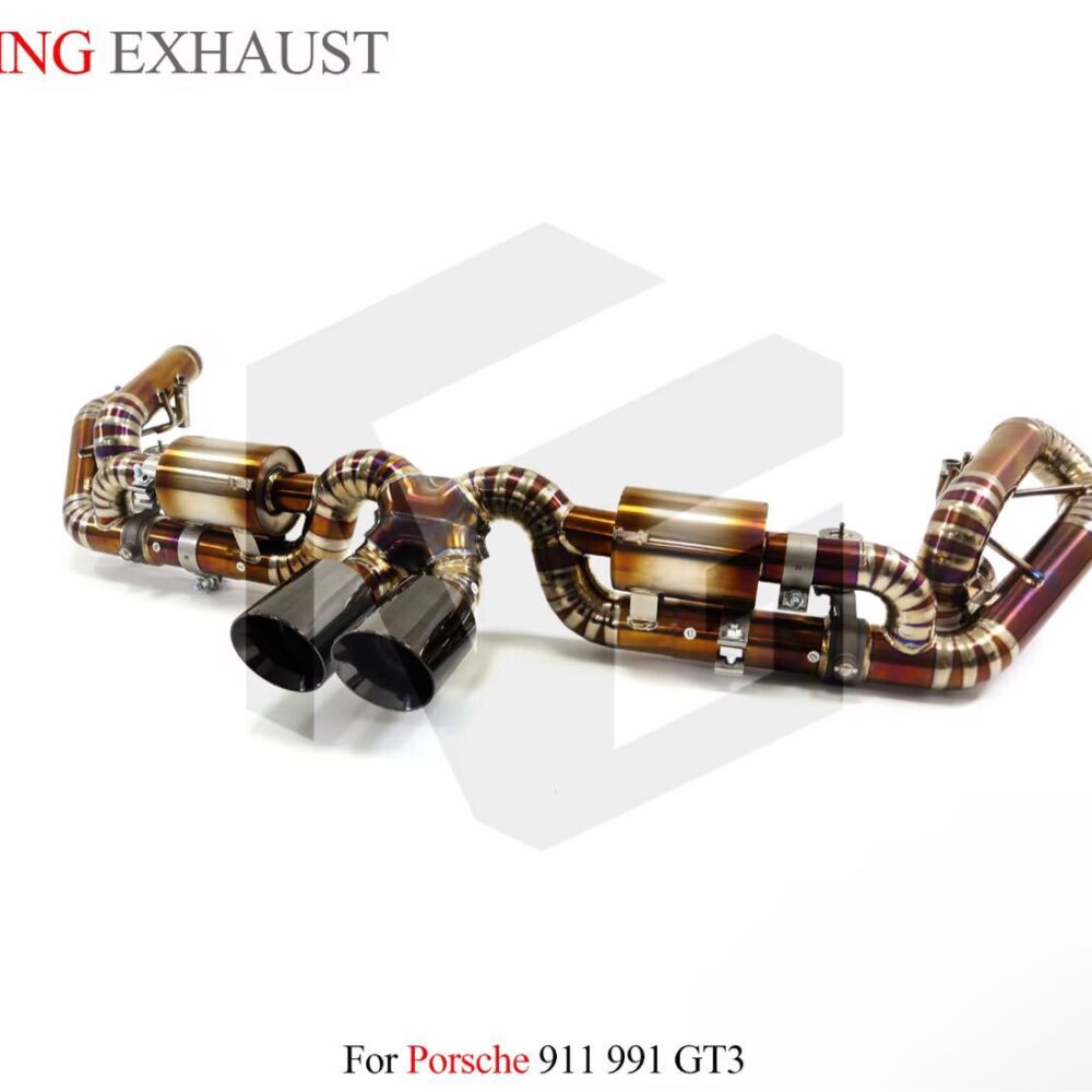 ★ING★ チタン 911 991 GT3 可変バルブ マフラー エキゾースト ポルシェ PORSCHE
