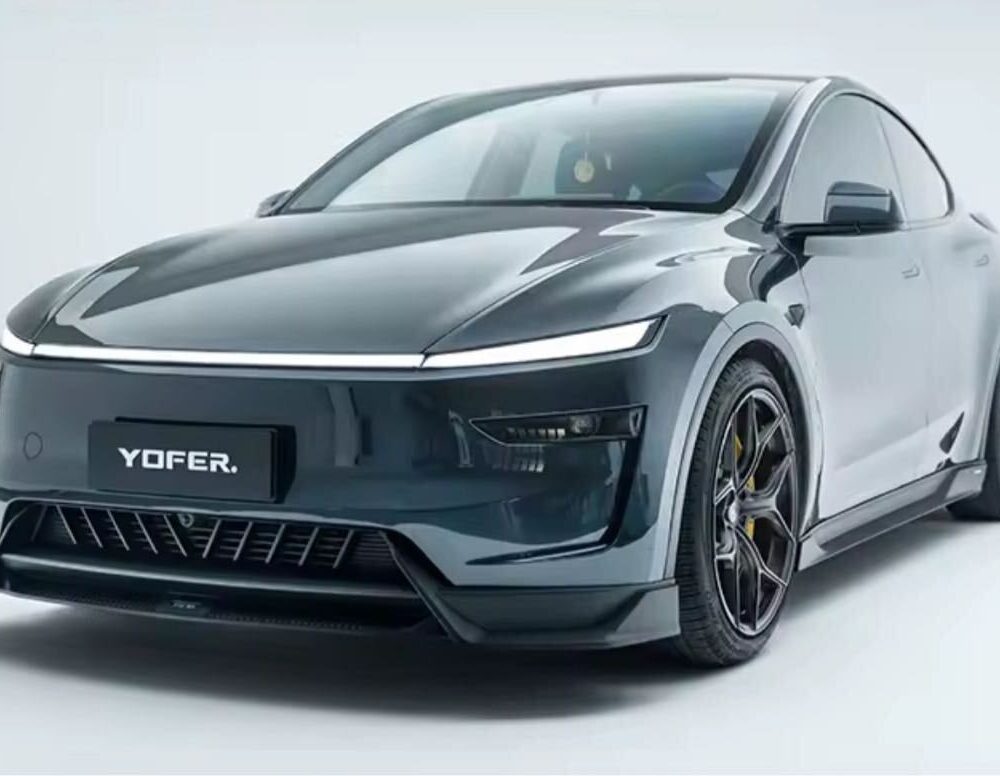29699ebbaacf840_1200_776.jpg ★YOFER★ テスラ モデルY model Y ボディキット ディフューザー バンパー マフラー リップ スポイラー グリル tesla