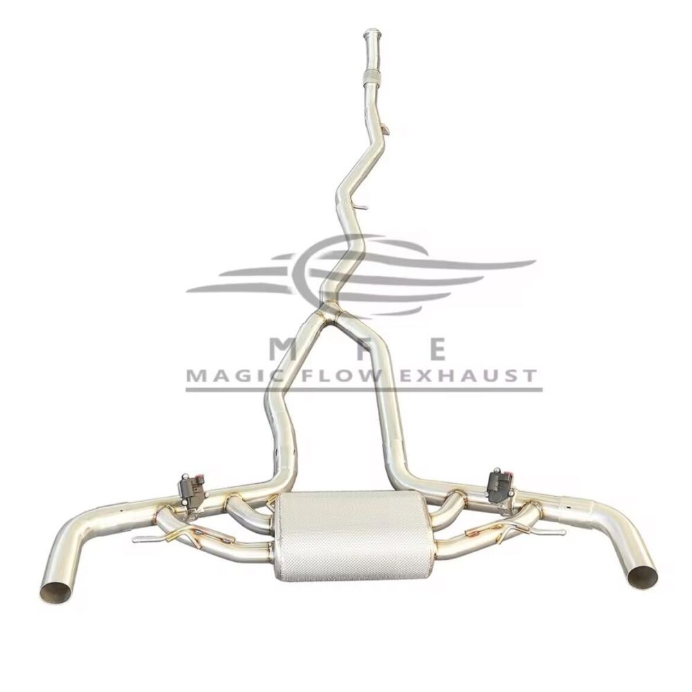 29699f0a42064b6_1200_1163.jpg ★MFE★ W167 GLE53 AMG 可変バルブ マフラー エキゾースト 中間 パイプ ディフューザー リアピース ダウンパイプ 可変マフラー