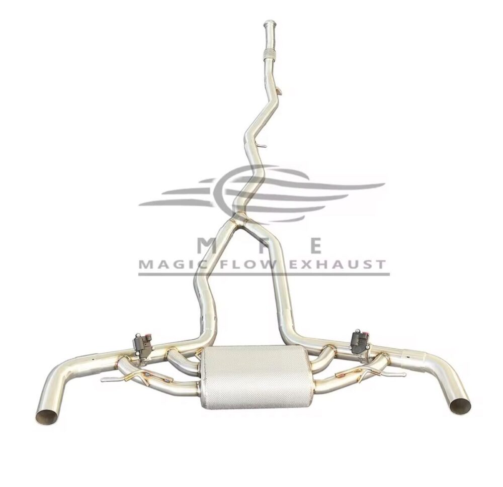 29699f0a42064b6_1200_1163.jpg ★MFE★ W167 GLE53 AMG 可変バルブ マフラー エキゾースト 中間 パイプ ディフューザー リアピース ダウンパイプ 可変マフラー