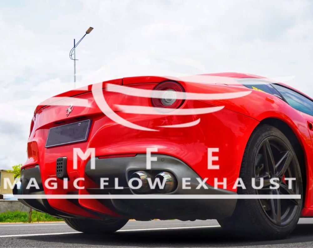 ★MFE★ フェラーリ F12 ベルリネッタ 可変バルブ マフラー エキゾースト 中間 パイプ ミッド リアピース