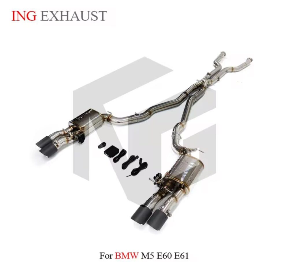 ★ING★ BMW M5 E60 E61 可変バルブ マフラー エキゾースト BMW 可変マフラー ミッドパイプ