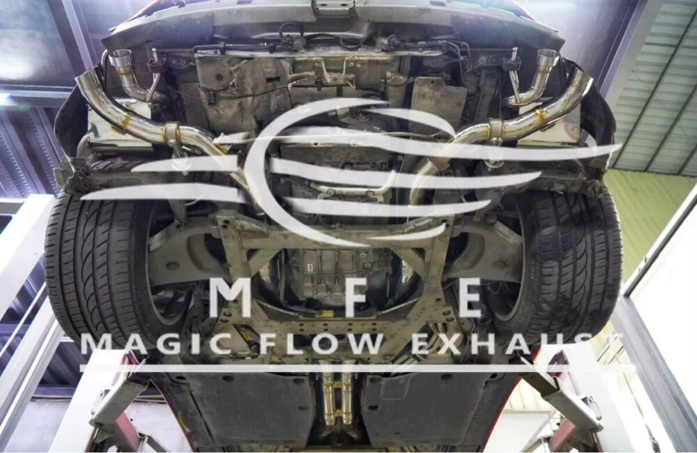 ★MFE★ フェラーリ F12 ベルリネッタ 可変バルブ マフラー エキゾースト 中間 パイプ ミッド リアピース