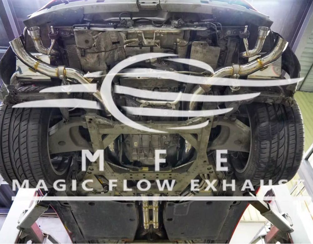 ★MFE★ フェラーリ F12 ベルリネッタ 可変バルブ マフラー エキゾースト 中間 パイプ ミッド リアピース