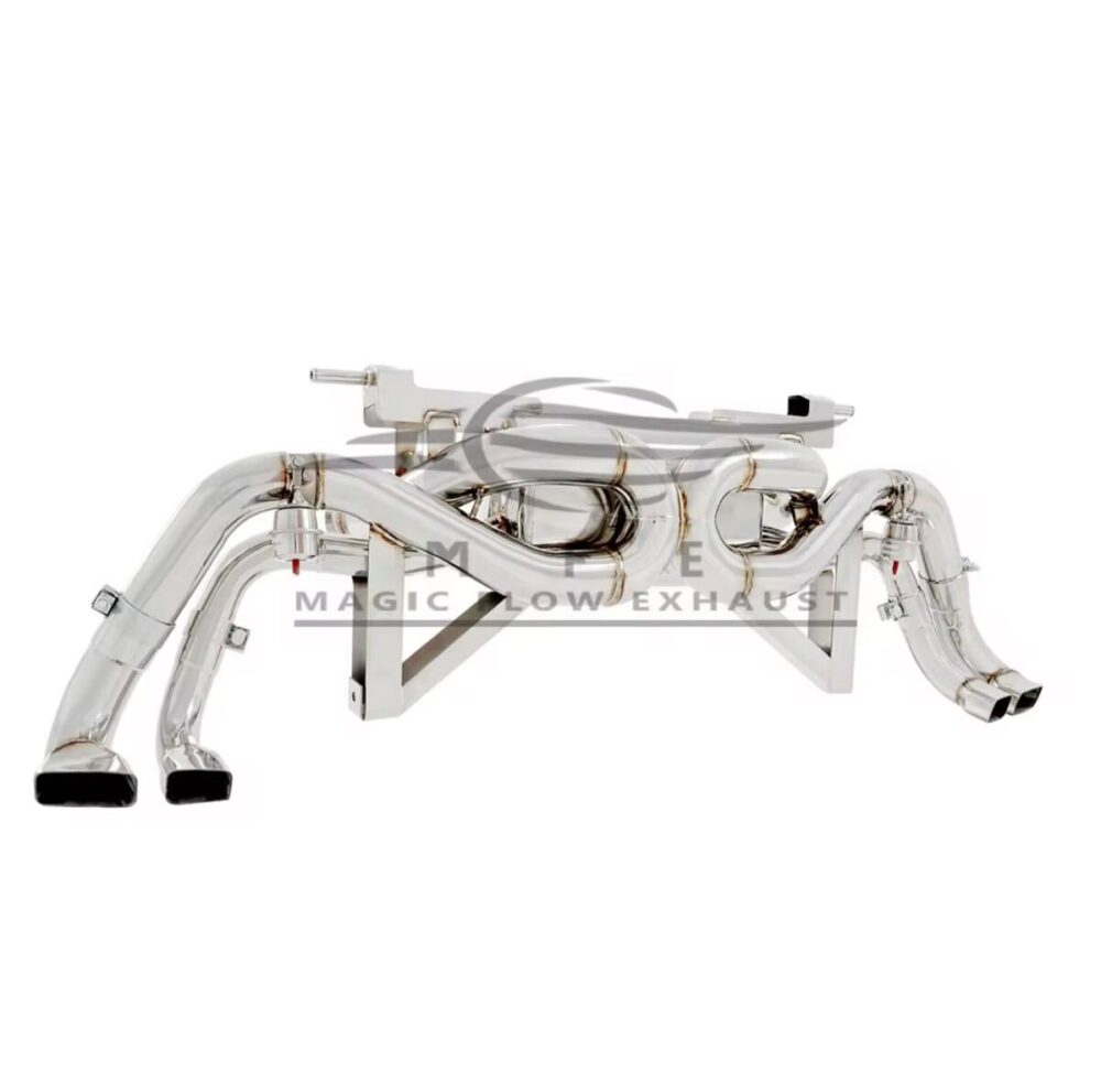 ★MFE★ R8 V10 2016- 可変バルブ マフラー エキゾースト 中間 パイプ ディフューザー リアピース ダウンパイプ 可変マフラー