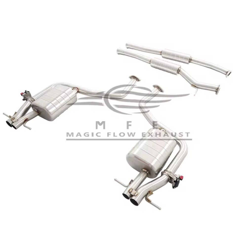 32699f0a470f9ee_1200_1184.jpg ★MFE★ W223 S500 可変バルブ マフラー エキゾースト 中間 パイプ ディフューザー リアピース 可変マフラー メルセデス Sクラス