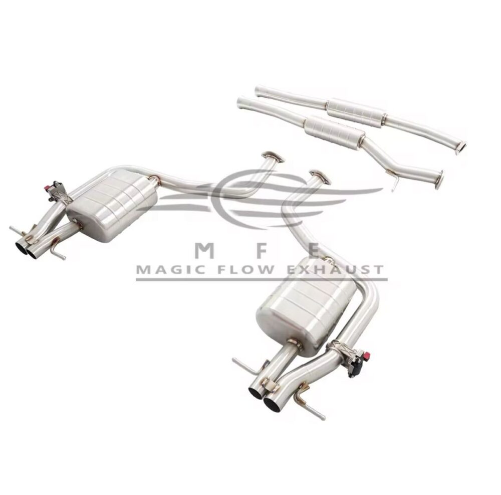 32699f0a470f9ee_1200_1184.jpg ★MFE★ W223 S500 可変バルブ マフラー エキゾースト 中間 パイプ ディフューザー リアピース 可変マフラー メルセデス Sクラス