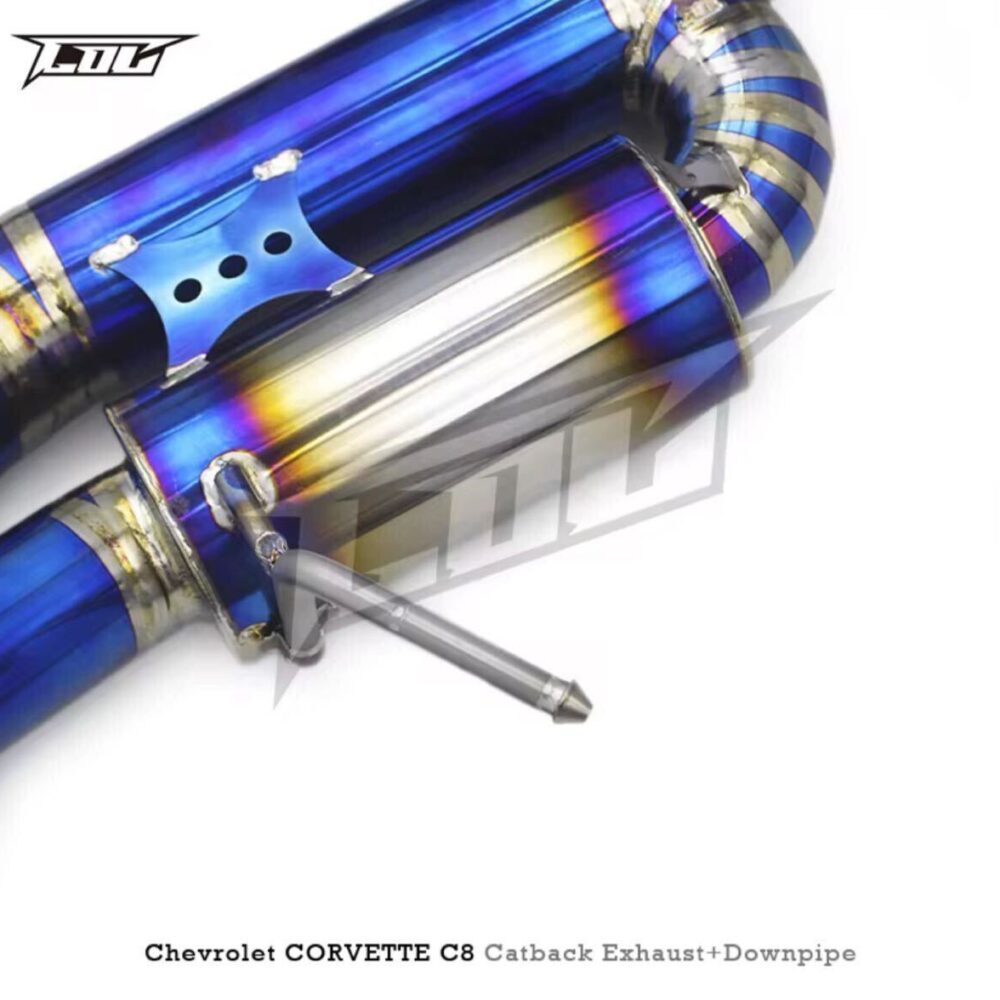★COC★ 純正バルブ使用可 コルベット C8 センターパイプ 可変バルブ マフラー ミッドパイプ ダウンパイプ corvette z51 z06