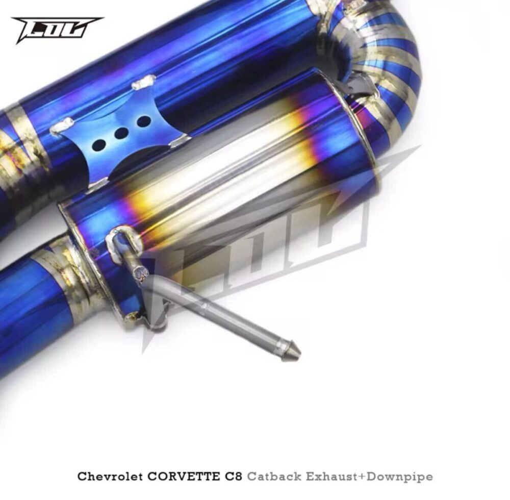 ★COC★ 純正バルブ使用可 コルベット C8 センターパイプ 可変バルブ マフラー ミッドパイプ ダウンパイプ corvette z51 z06