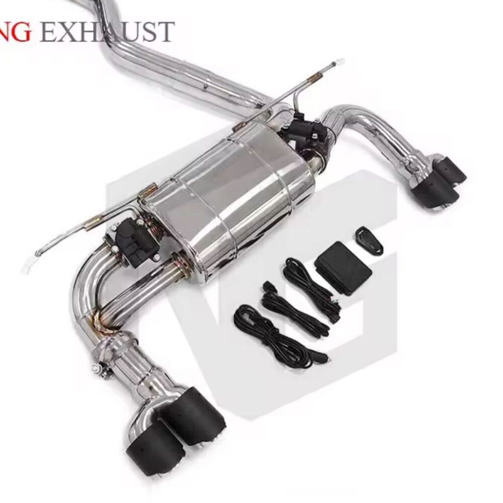 34699db17cb36f4_1200_1026-1.jpg ★ING★ M3ルック F30 F32 36 320i 可変バルブ マフラー センターパイプ 中間 ダウンパイプ 420i 328i N20 B48