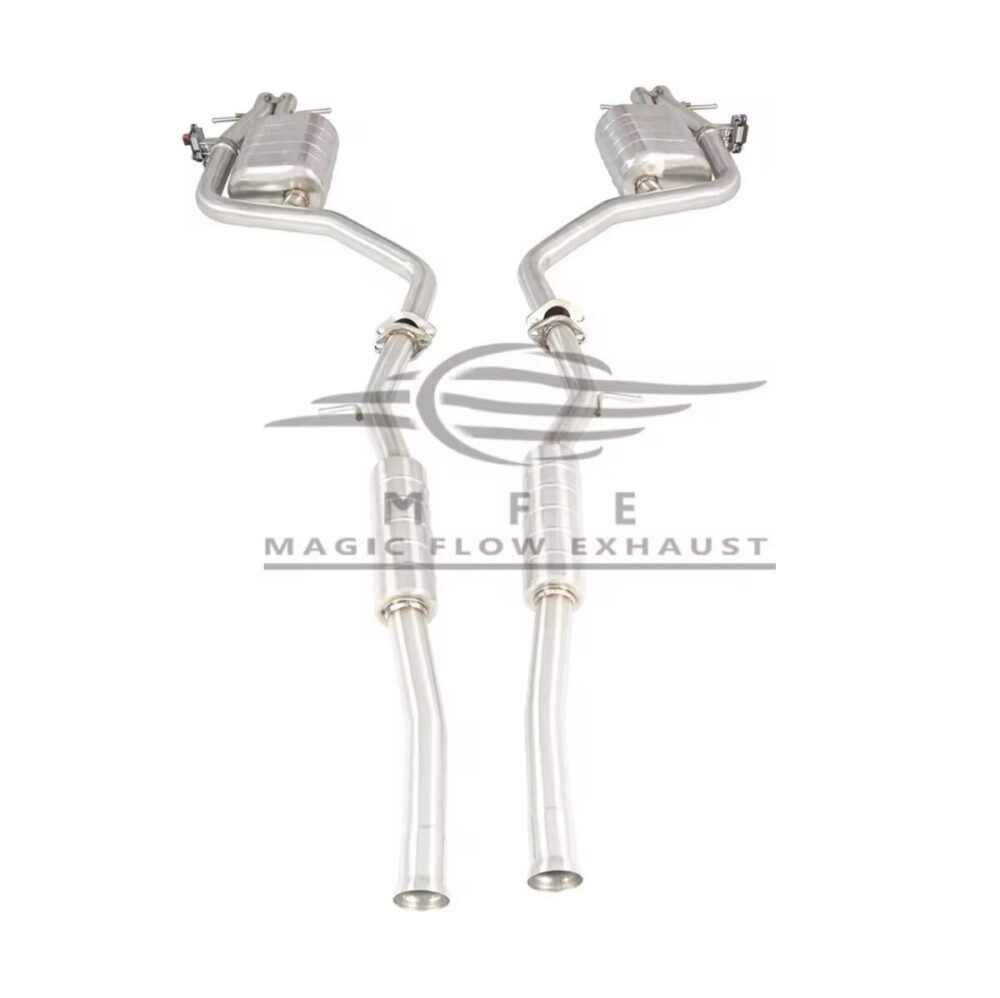 34699f0a46ba359_1200_1198.jpg ★MFE★ W223 S500 可変バルブ マフラー エキゾースト 中間 パイプ ディフューザー リアピース 可変マフラー メルセデス Sクラス