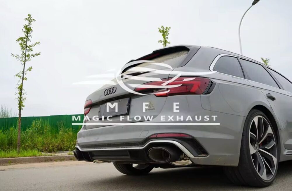 36699f0a209af37_1200_784.jpg ★MFE★ アウディ RS4 RS5 可変バルブ マフラー エキゾースト 中間 パイプ ミッド ディフューザー リアピース ダウンパイプ B9