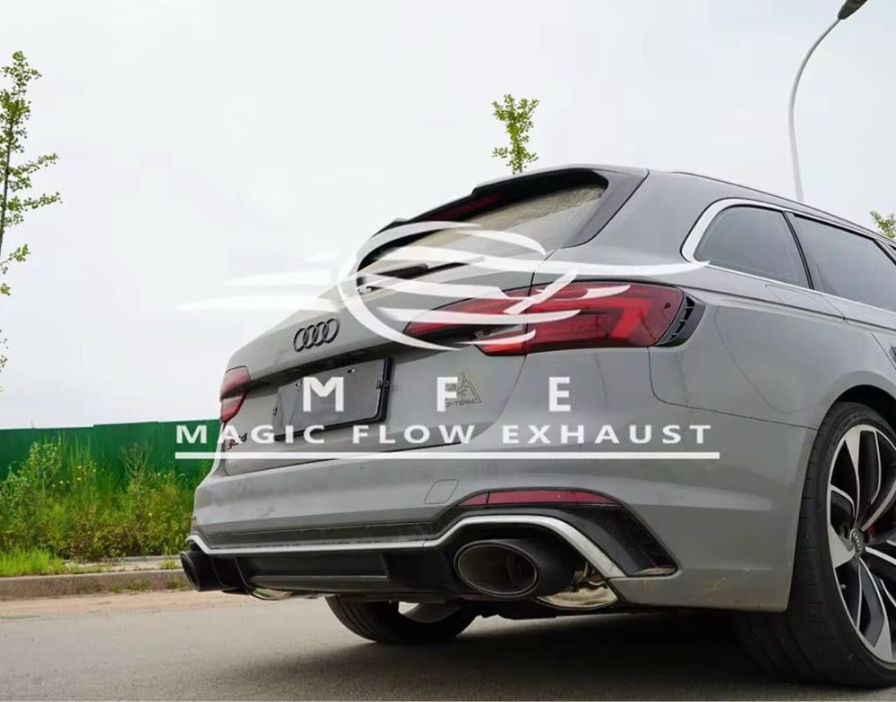 36699f0a209af37_1200_784.jpg ★MFE★ アウディ RS4 RS5 可変バルブ マフラー エキゾースト 中間 パイプ ミッド ディフューザー リアピース ダウンパイプ B9