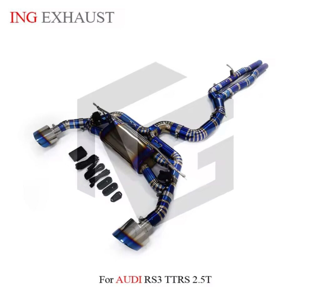 ★ING★ RS3 TTRS チタン 可変バルブ マフラー エキゾースト アウディ audi 8Y 8V