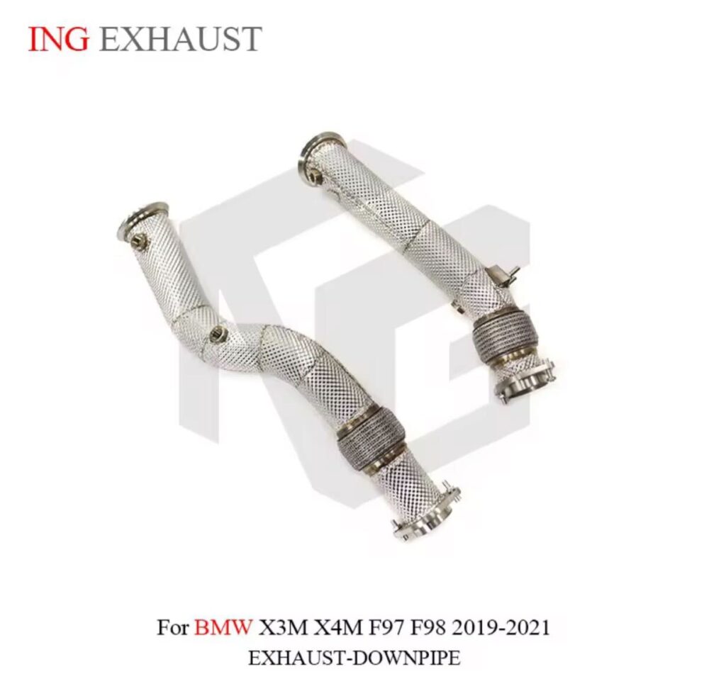 3699db1a5b886b_1200_1178-1.jpg ★ING★ BMW X3M X4M ダウンパイプ マフラー エキゾースト BMW ミッドパイプ F97 F98