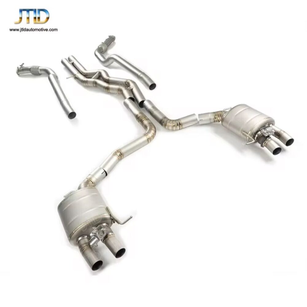 ★JTLD★ RS6 RS7 C8 可変バルブ マフラー パイプ 中間 バルブ アウディ Sライン A6 A7