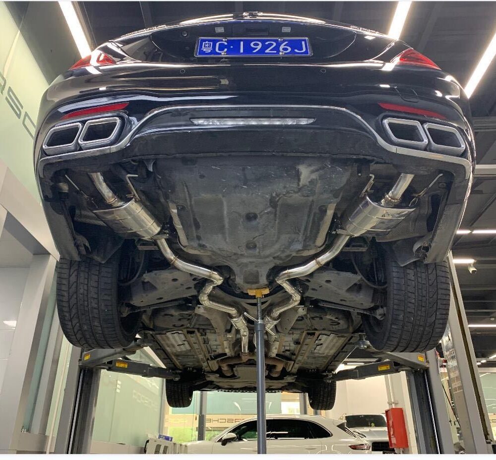 ★ING★ W213 S213 E63 E63S マフラー エキゾースト スポーツ触媒 キャタライザー ダウンパイプ Eクラス M177