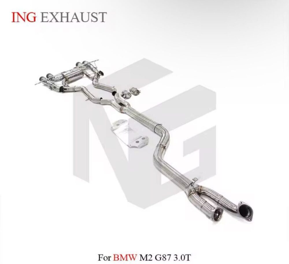 38699db18c72da6_1200_1094-1.jpg ★ING★ G87 M2 可変バルブ マフラー エキゾースト ダウンパイプ ステンレス BMW 中間 BMW