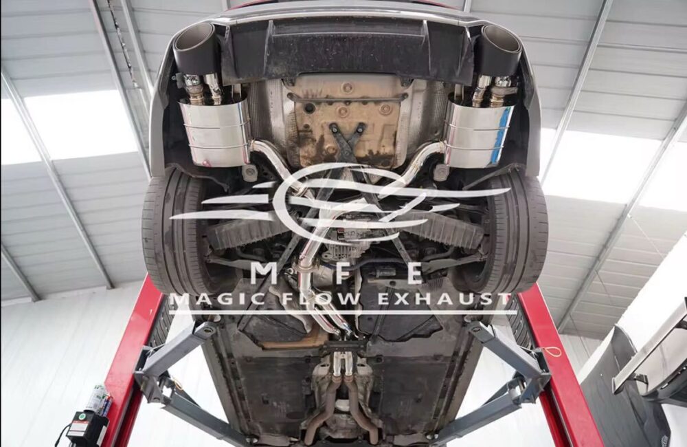 38699f0a1fc71a5_1200_780.jpg ★MFE★ アウディ RS4 RS5 可変バルブ マフラー エキゾースト 中間 パイプ ミッド ディフューザー リアピース ダウンパイプ B9