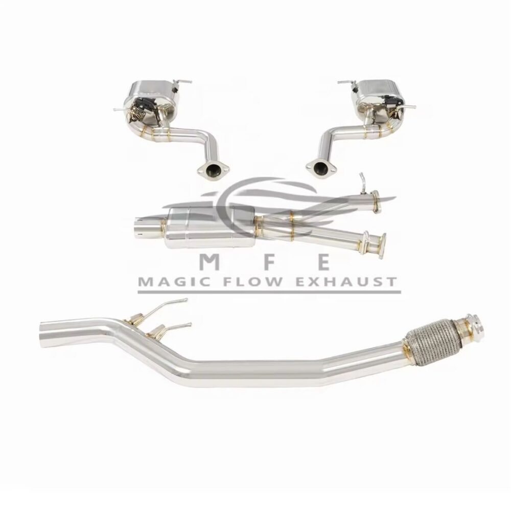 39699f0a49aa120_1194_1200.jpg ★MFE★ R172 SLC 可変バルブ マフラー エキゾースト 中間 パイプ ディフューザー リアピース ダウンパイプ 可変マフラー SLC200